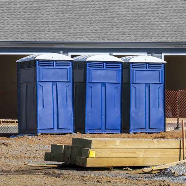 is there a specific order in which to place multiple portable toilets in Belvedere Tiburon CA